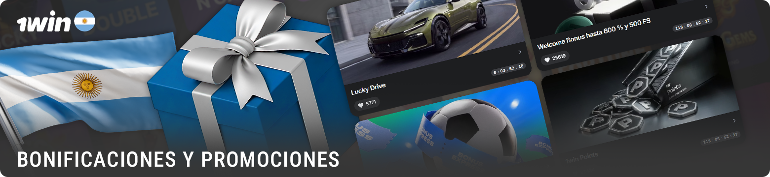 Los mejores bonos de 1win para los argentinos